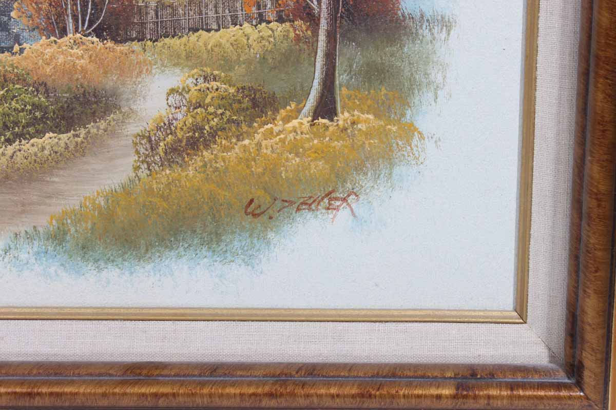 Pair of W. Zeller Oil Paintings
