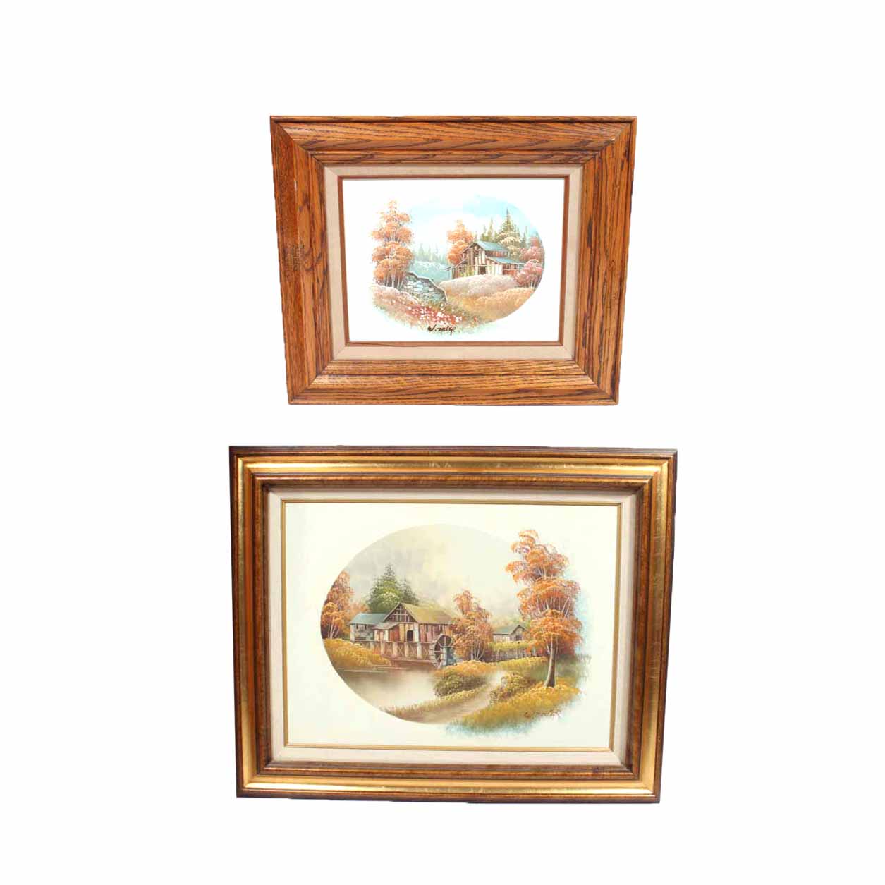 Pair of W. Zeller Oil Paintings