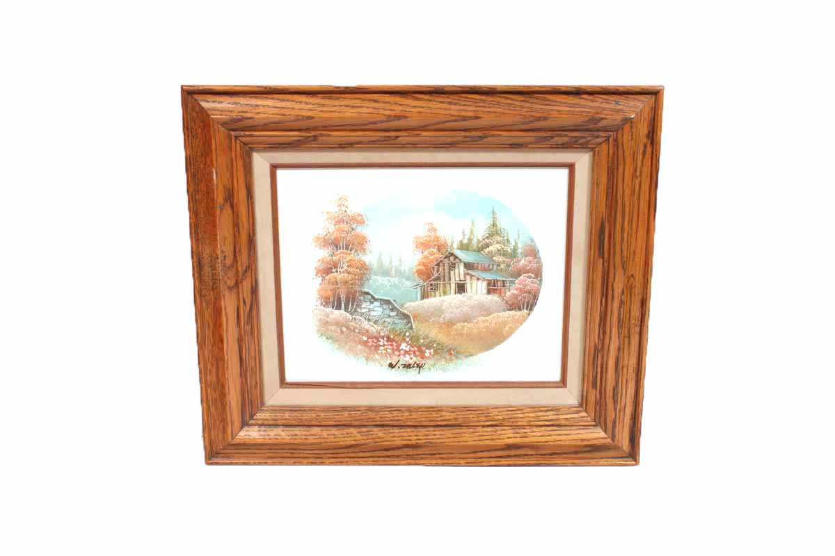 Pair of W. Zeller Oil Paintings