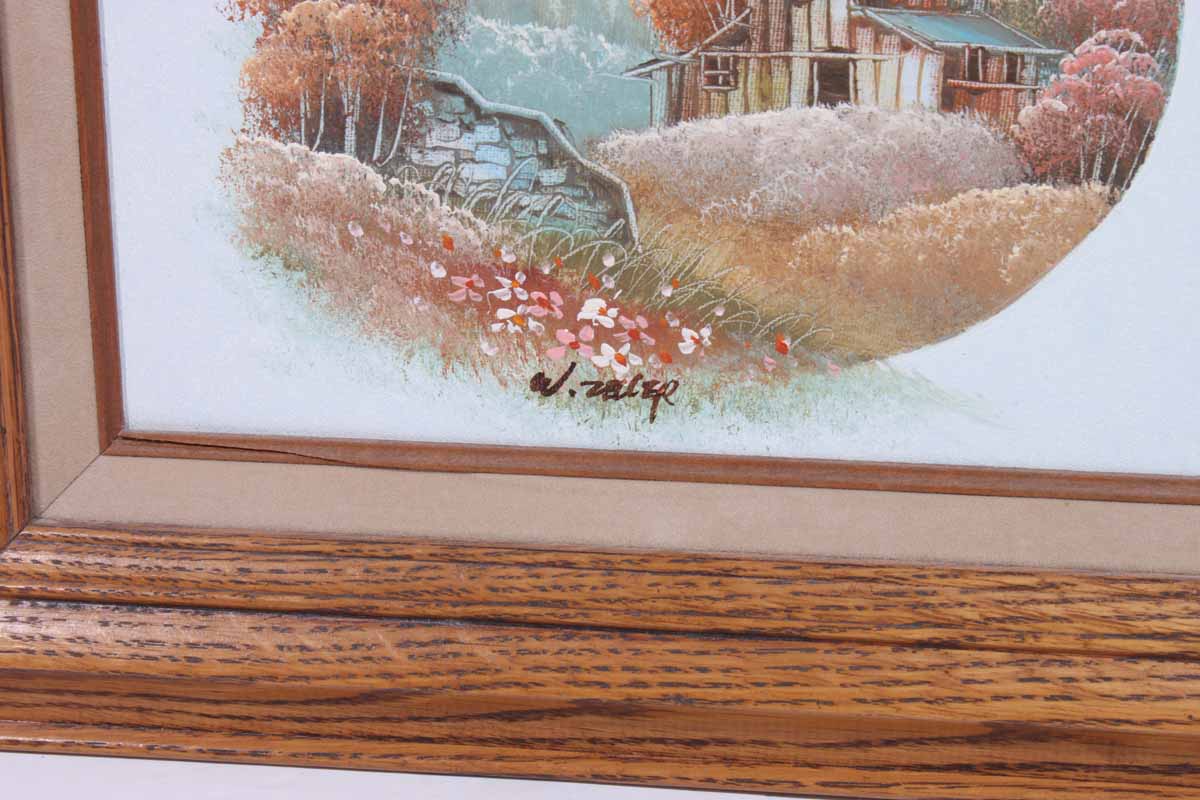 Pair of W. Zeller Oil Paintings