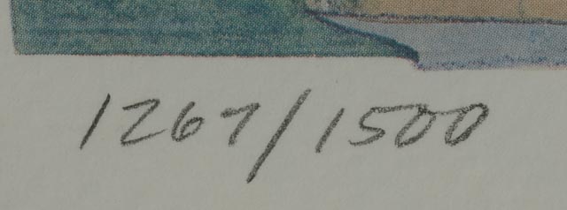 Jan Brown Checco Signed LE Offset Lithograph "Cincinnati"