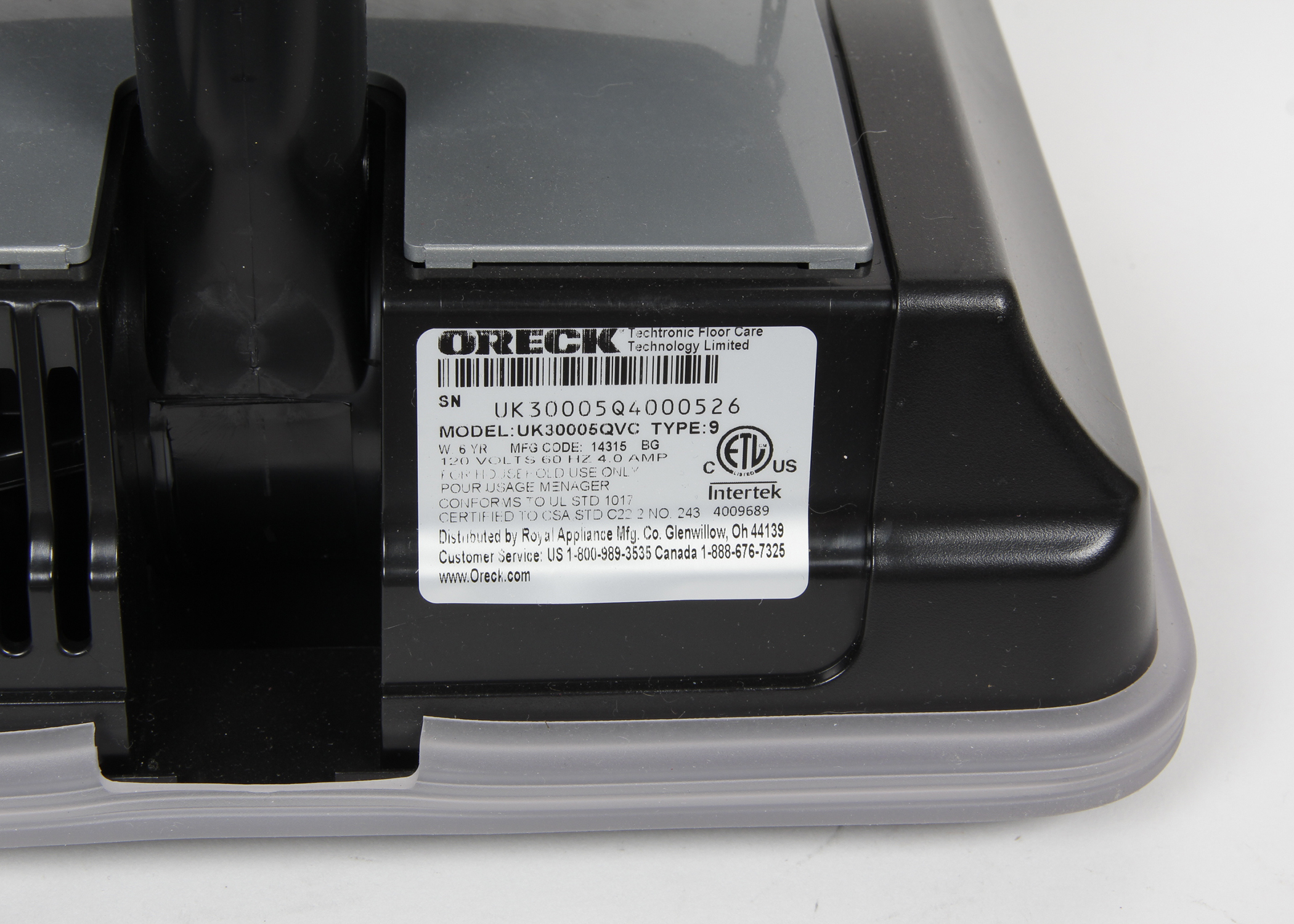 Oreck Classic Pro Vacuum Cleaner