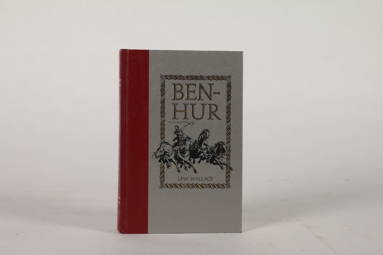 Set of Vintage Books and Carved Horse Bookend