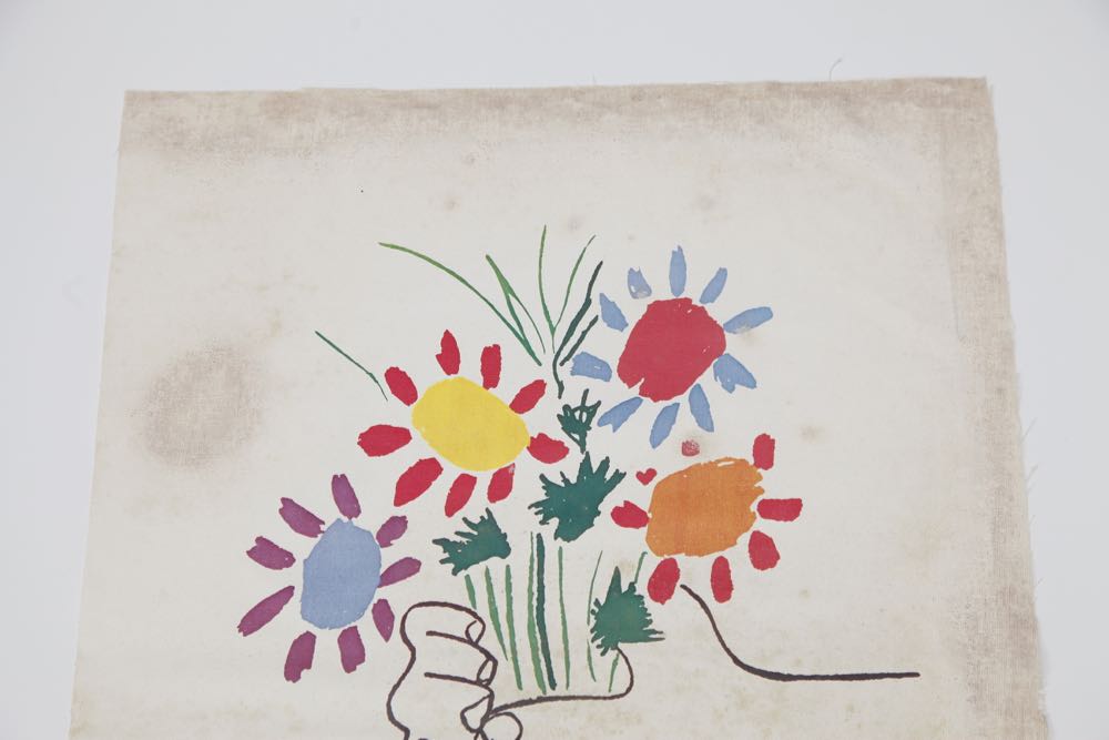 Lambert Studios "Bouquet of Peace" Picasso Reproduction on Canvas