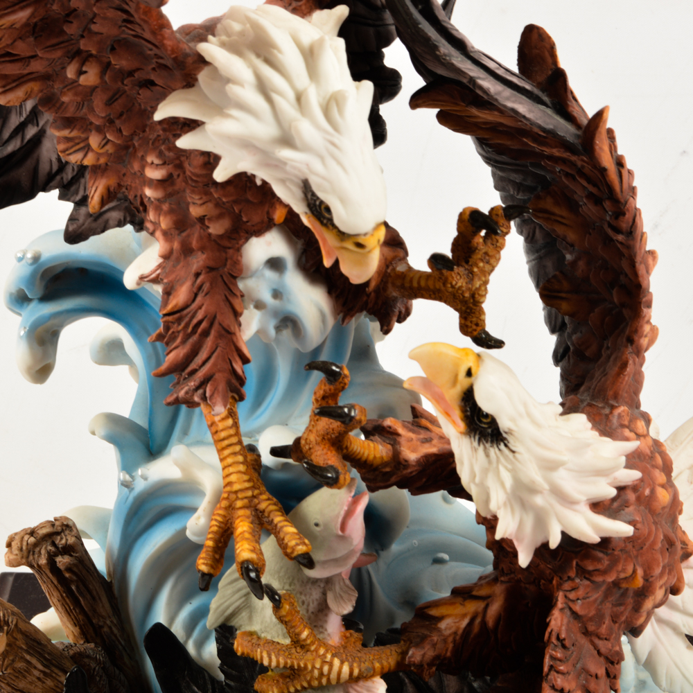 De Capoli Statuette of Eagles