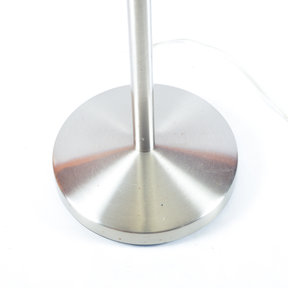 Five Arm Brushed Steel Floor Lamp