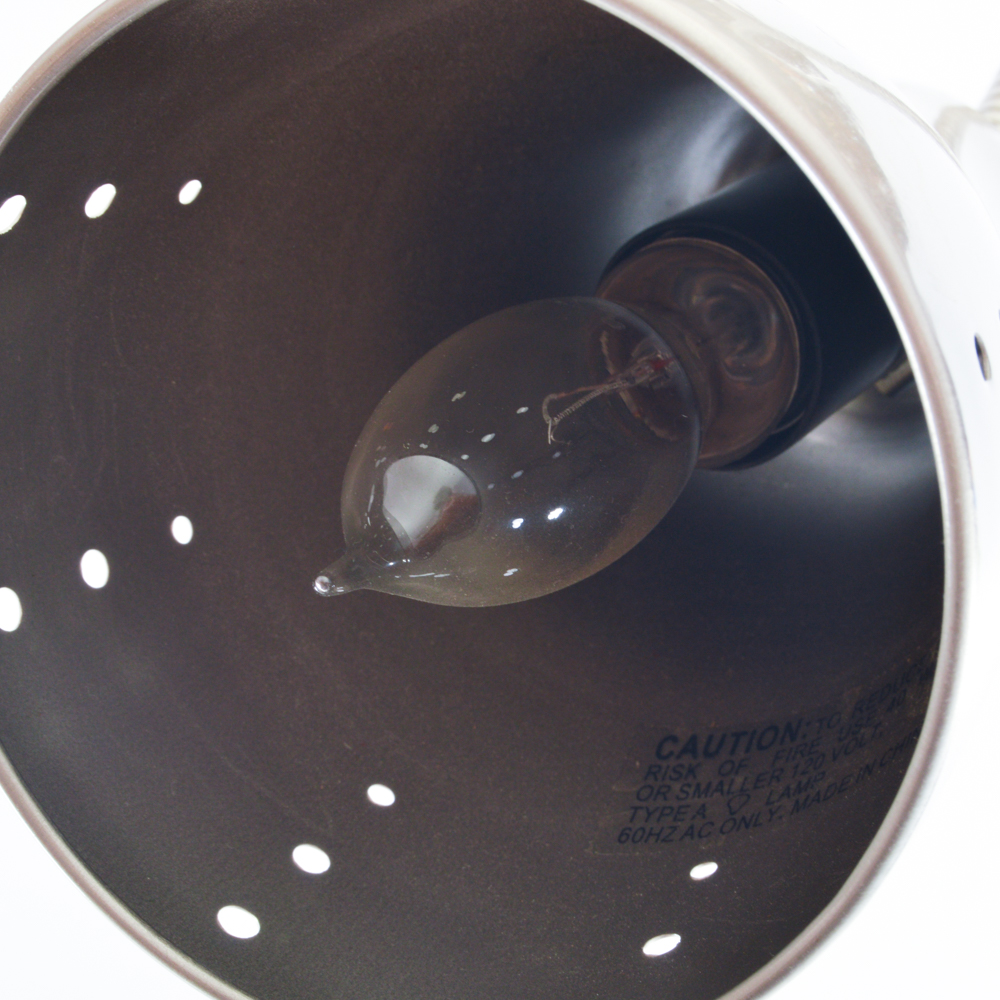 Five Arm Brushed Steel Floor Lamp