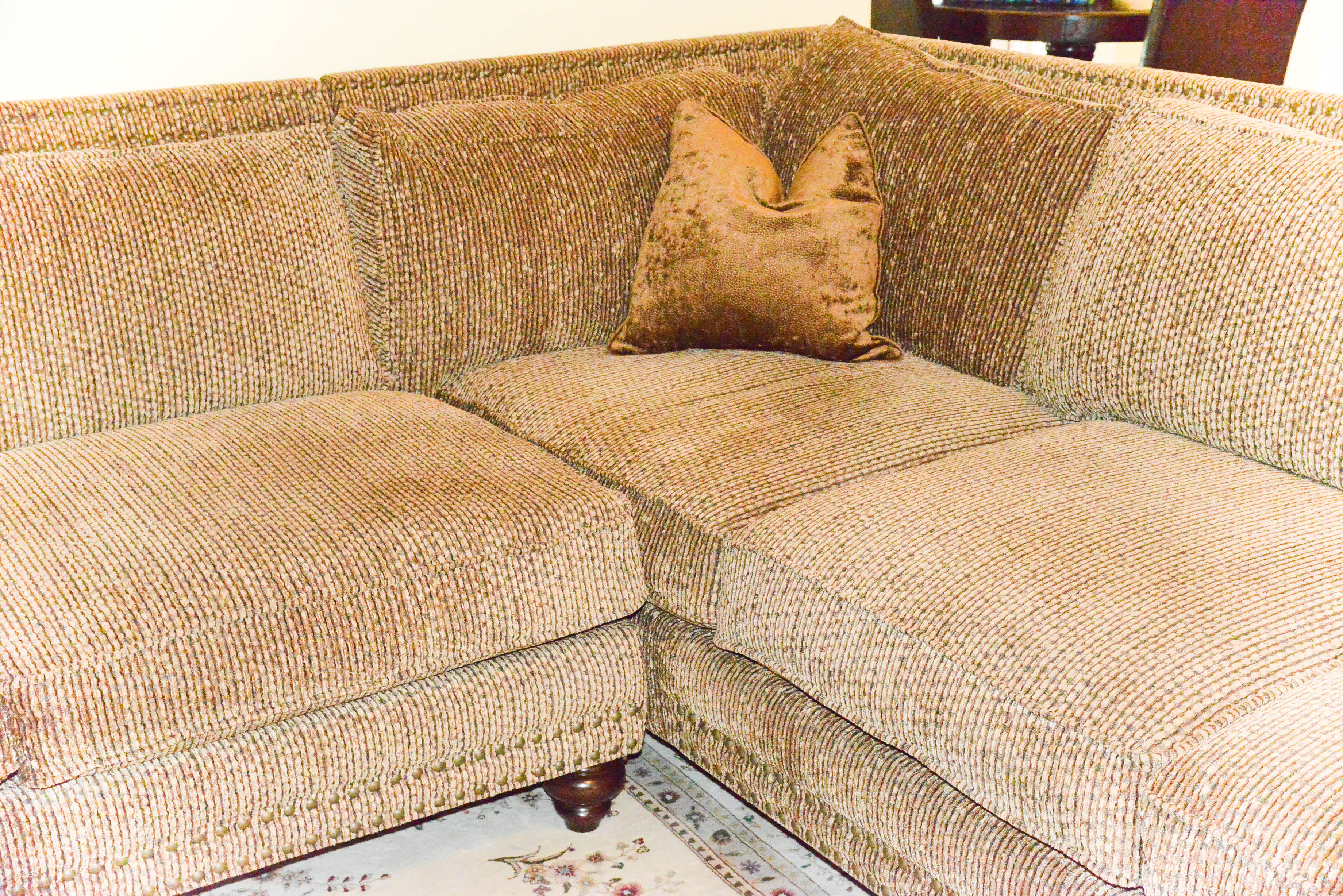 Robert Michael Love Seat and Sofa Sectional