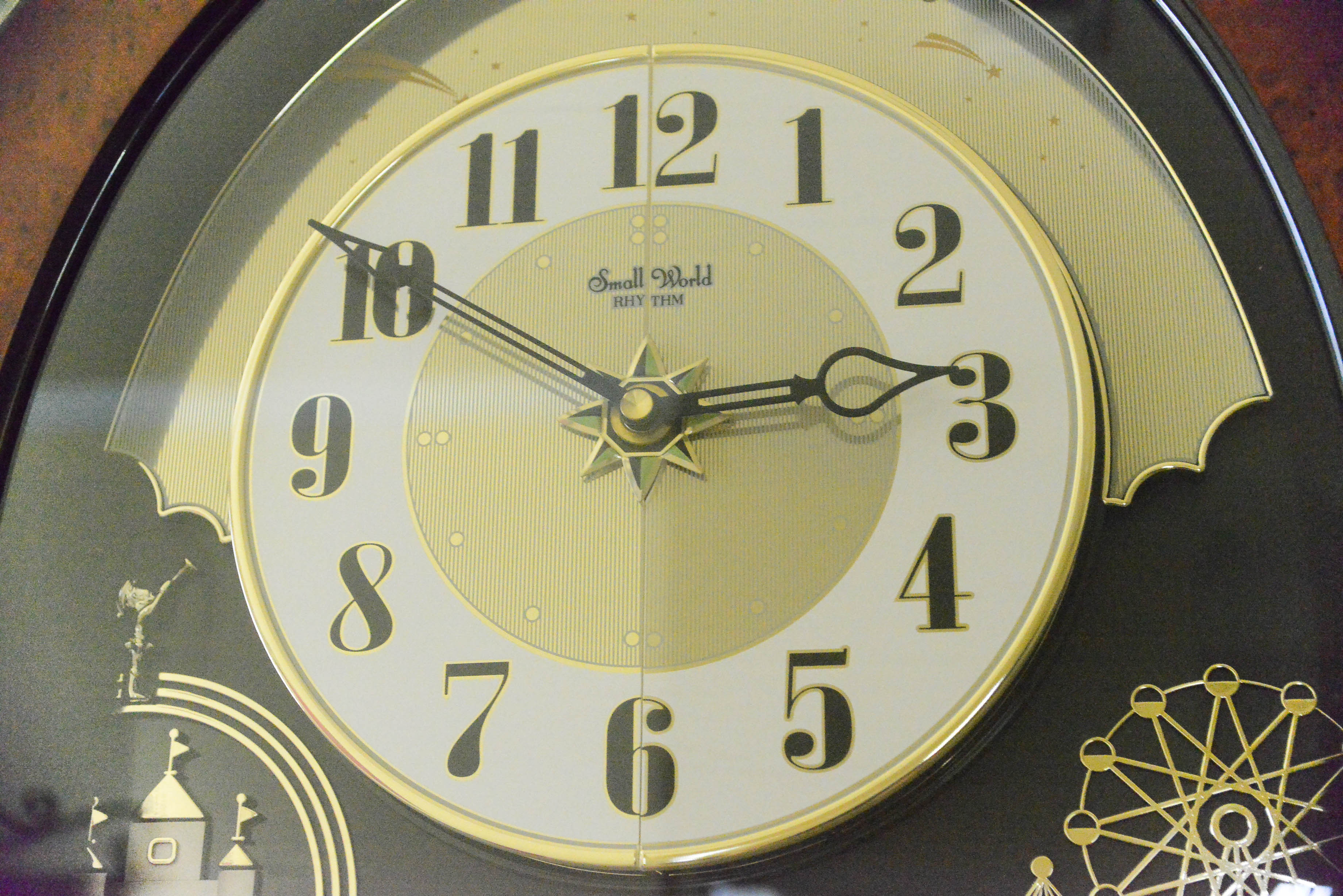 Rhythm Small World Magic Motion Wall Clock