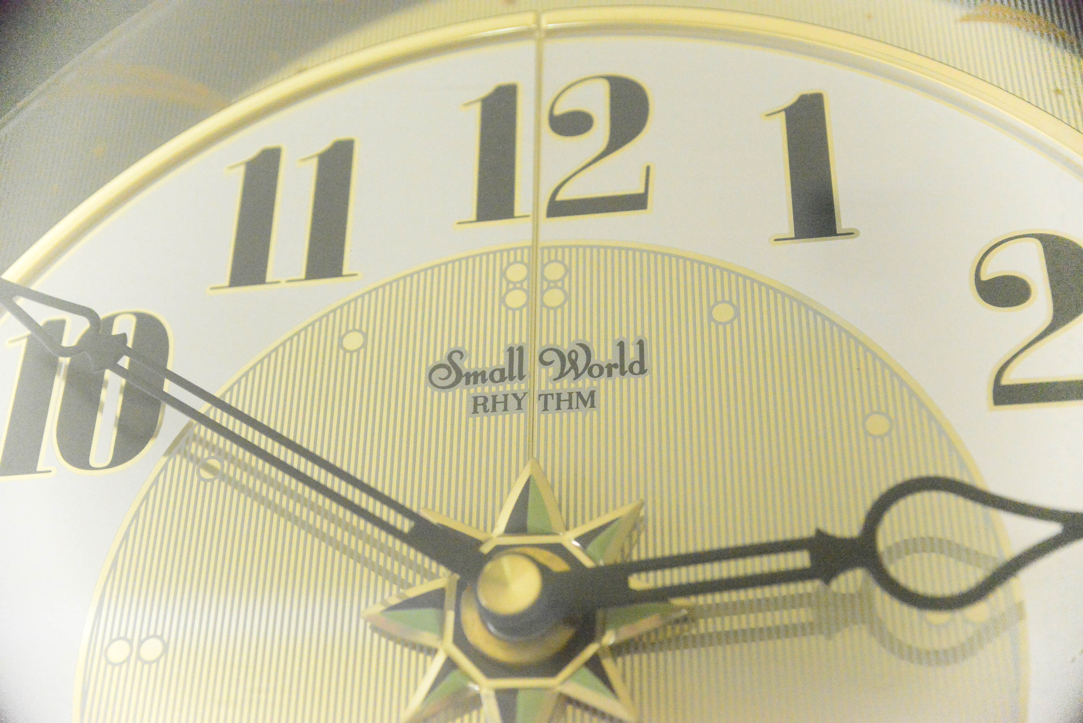 Rhythm Small World Magic Motion Wall Clock