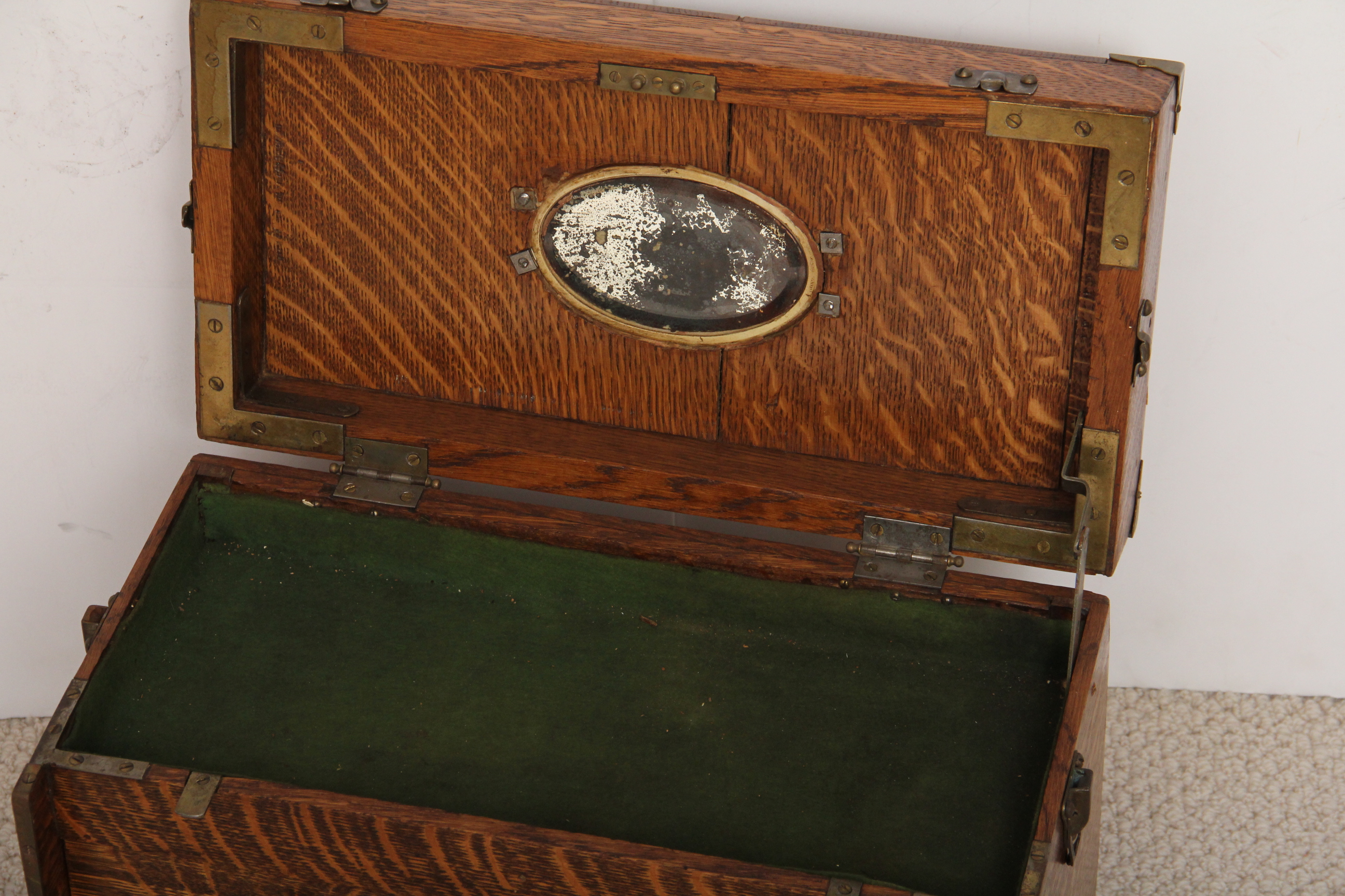 Vintage Oak Dental Tool Box