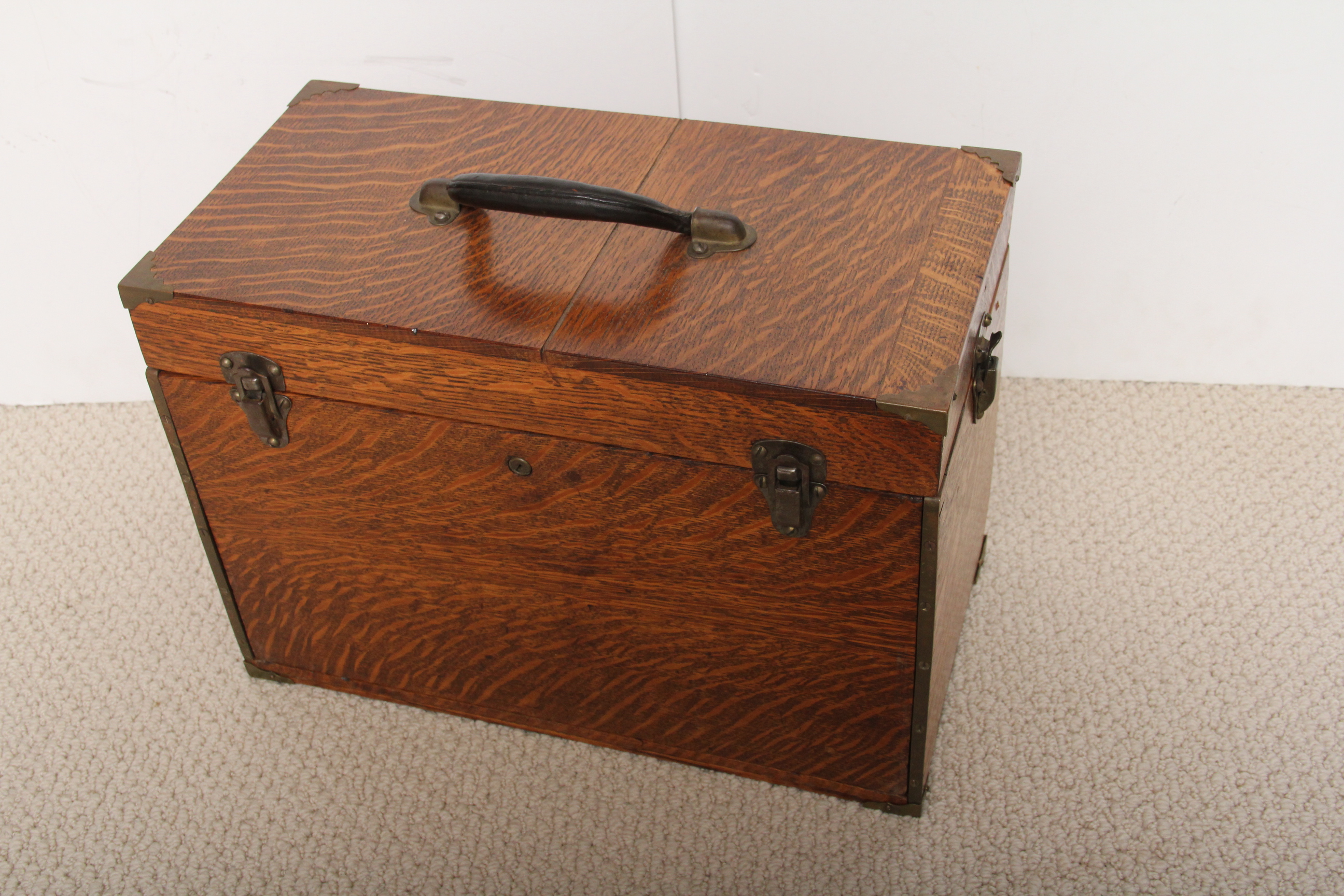 Vintage Oak Dental Tool Box