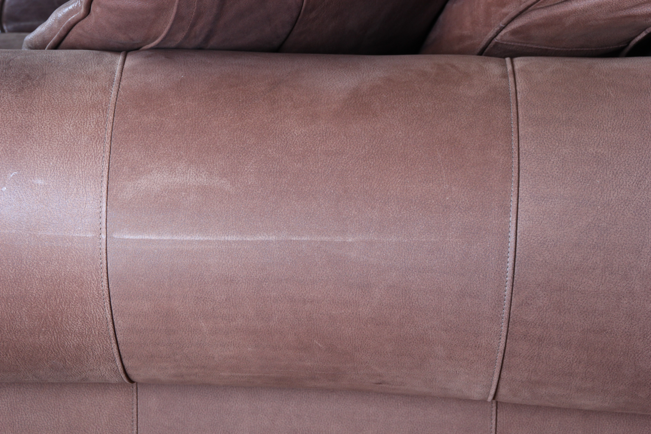 Thomasville Marrakesh Brown Leather Sofa