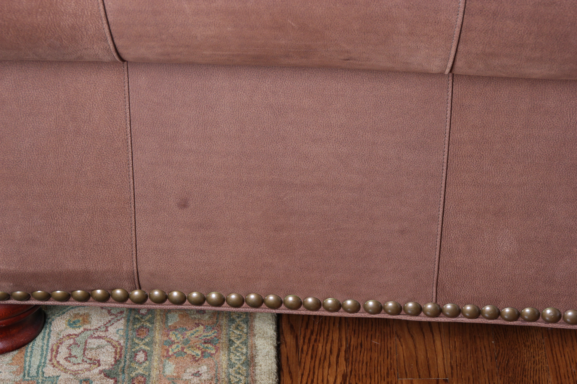 Thomasville Marrakesh Brown Leather Sofa