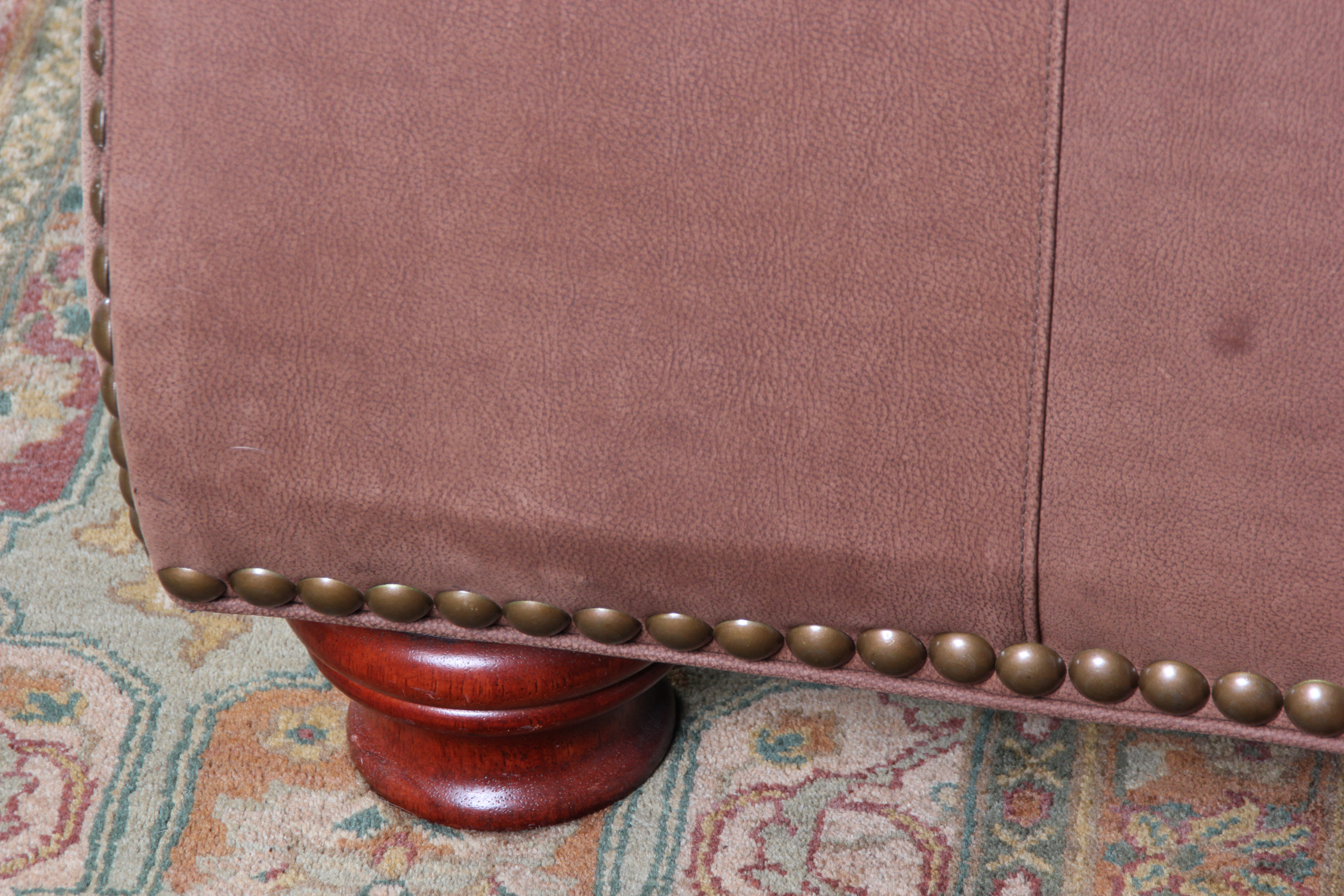 Thomasville Marrakesh Brown Leather Sofa