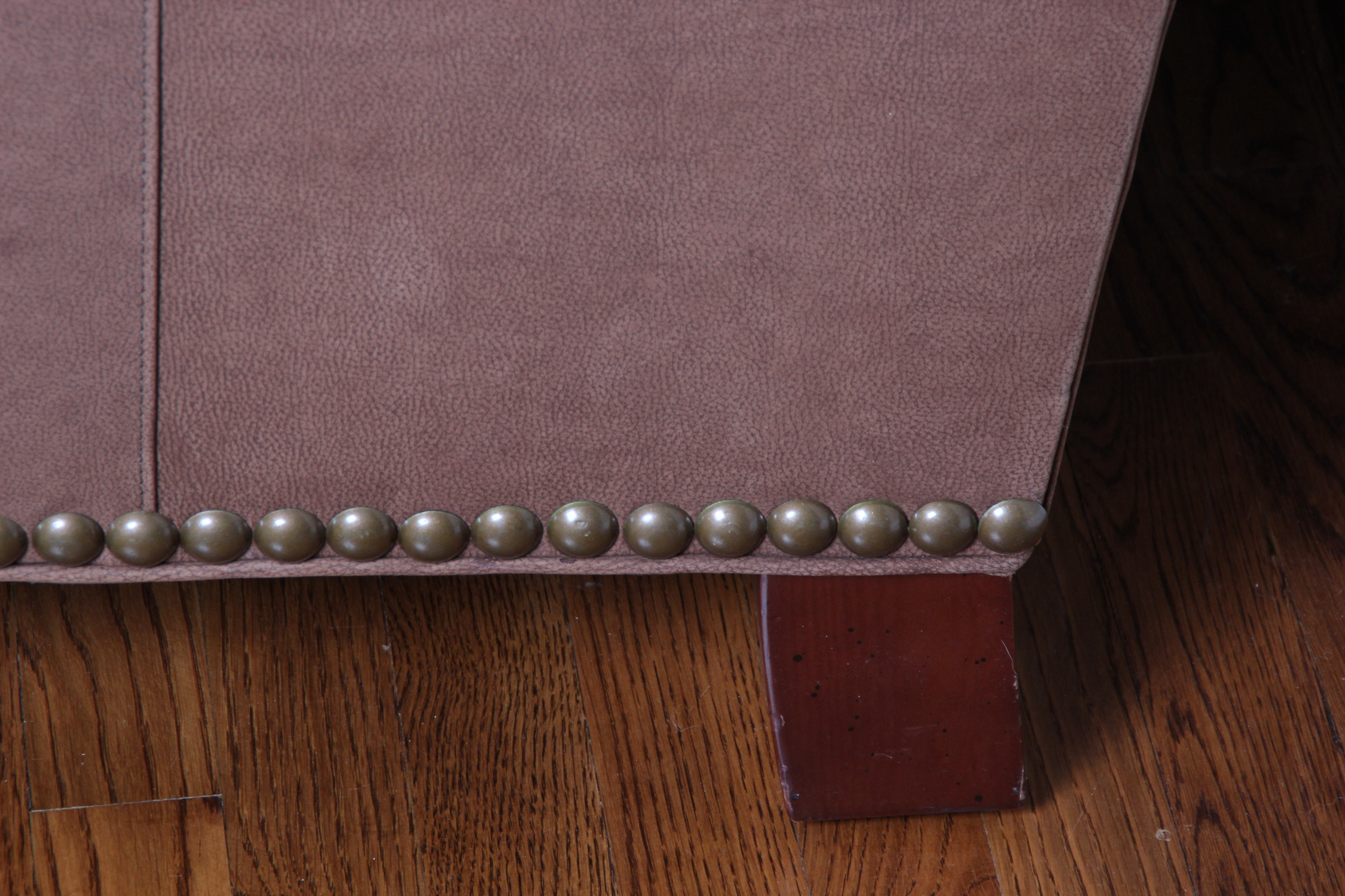 Thomasville Marrakesh Brown Leather Sofa