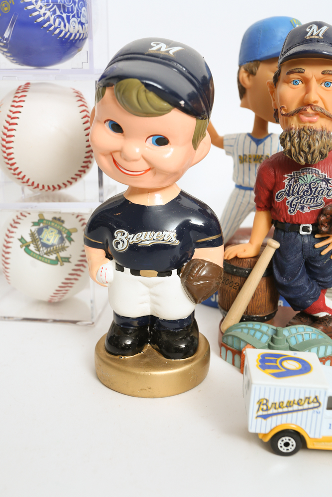 Collection of Milwaukee Brewers Baseball Memorabilia