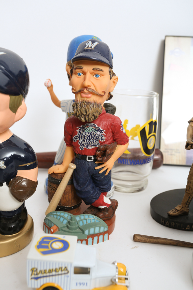 Collection of Milwaukee Brewers Baseball Memorabilia