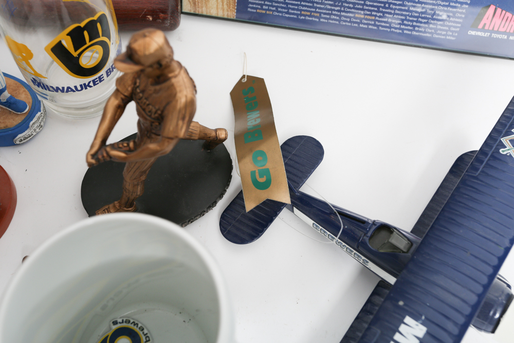 Collection of Milwaukee Brewers Baseball Memorabilia