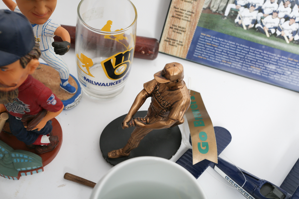 Collection of Milwaukee Brewers Baseball Memorabilia