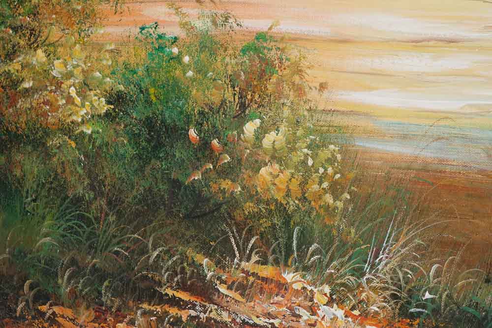 Original Oil on Canvas by W. Riley