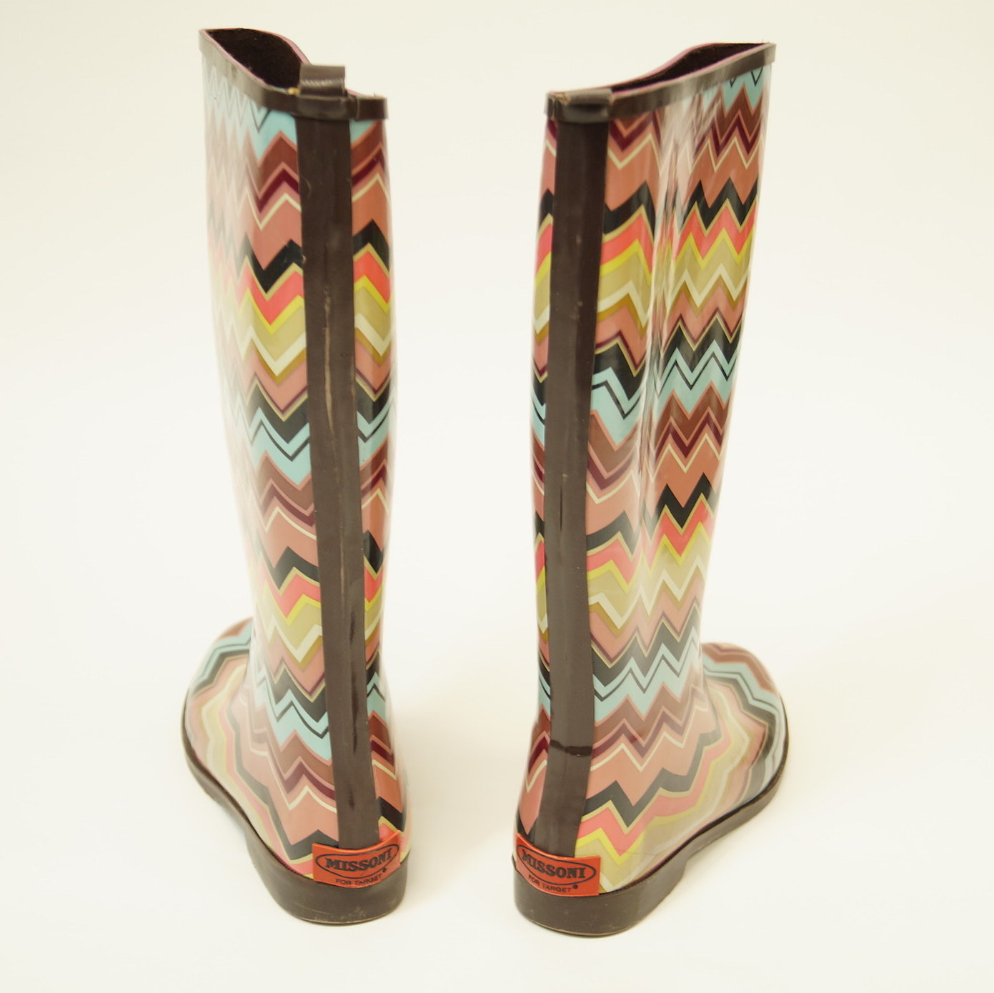 Coordinating Missoni for Target Sweater and Rain Boots