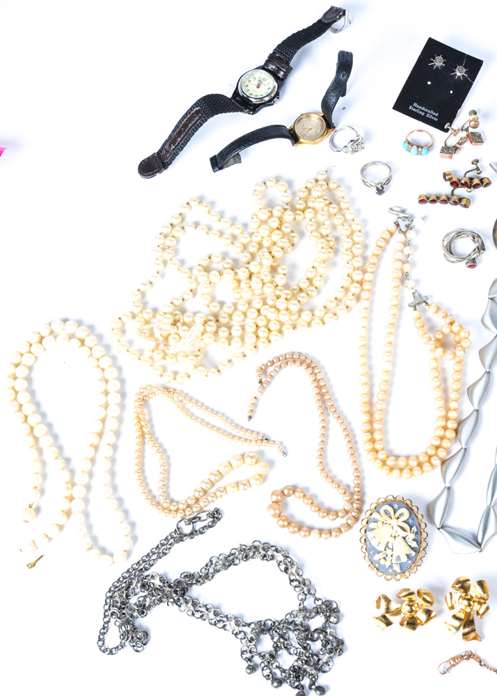 Collection of Delicate Costume Jewelry