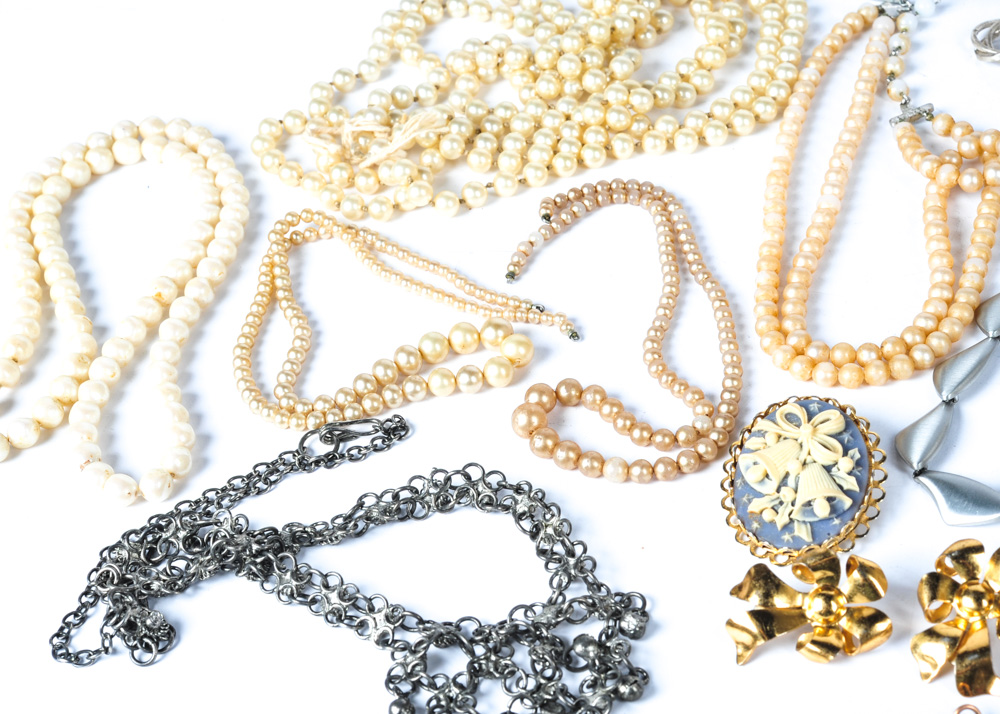 Collection of Delicate Costume Jewelry