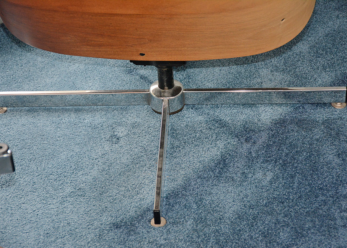 Mid-Century Modern Eames Style Lounge Chair And Ottoman By Doerner Faultless