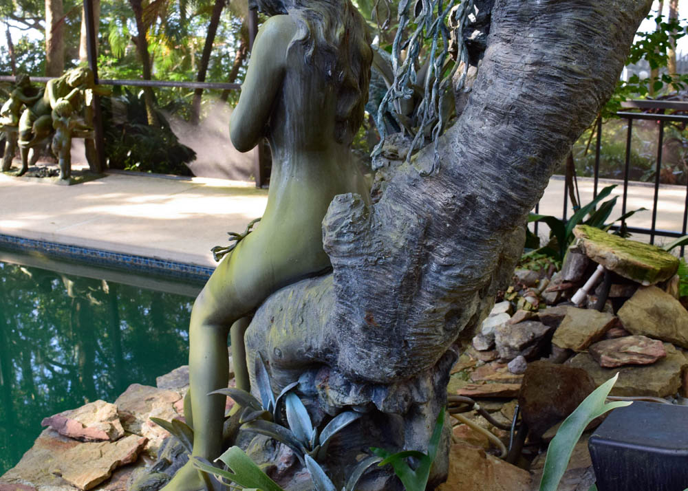 Large Bronze Fountain after Auguste Moreau