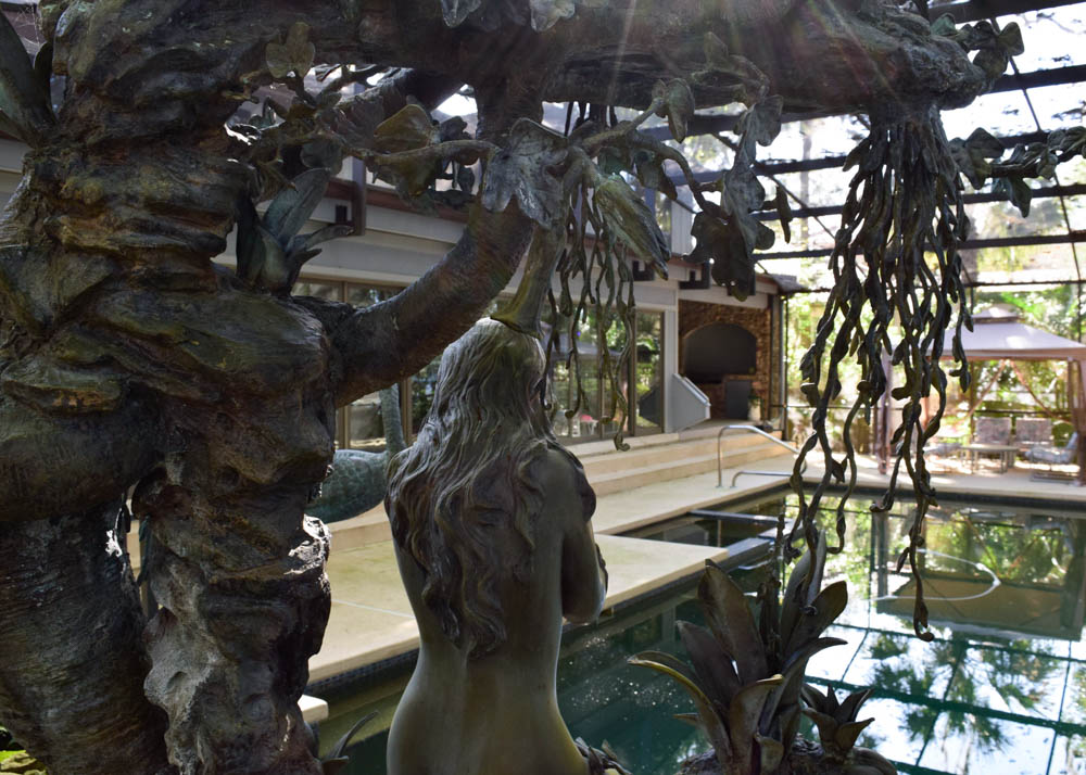 Large Bronze Fountain after Auguste Moreau