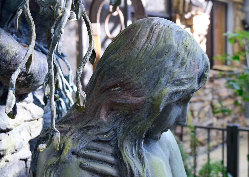 Large Bronze Fountain after Auguste Moreau