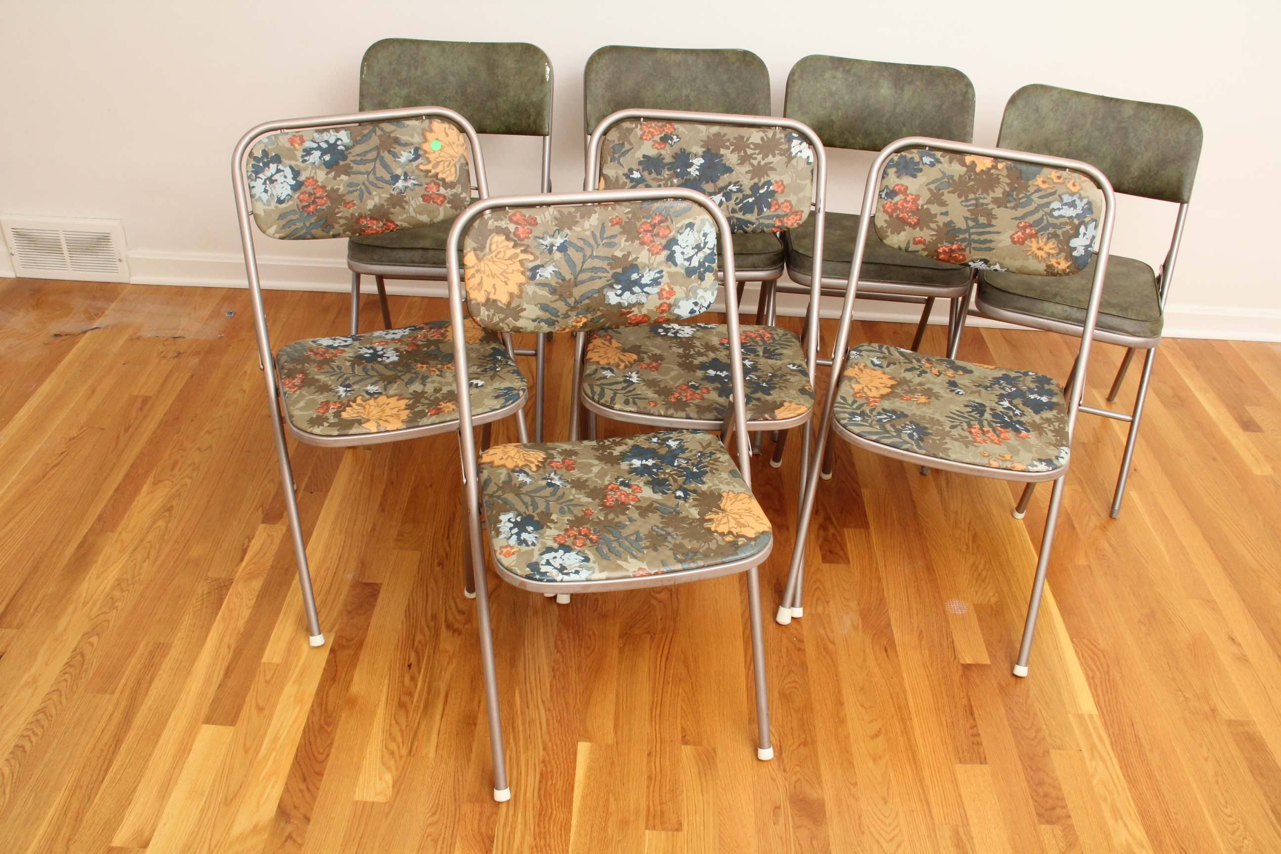 Set of Vintage Samsonite Folding Chairs