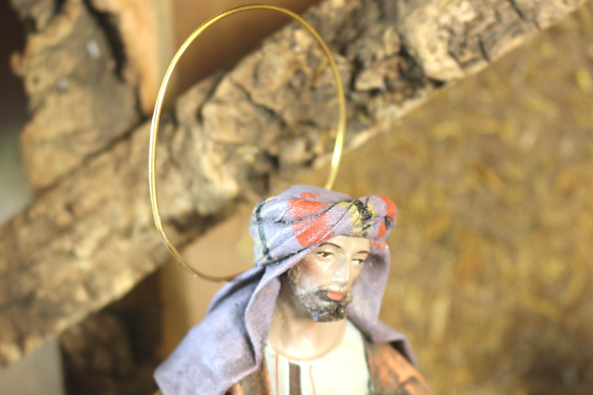 Handcrafted J. Puig Nativity with Two Creches