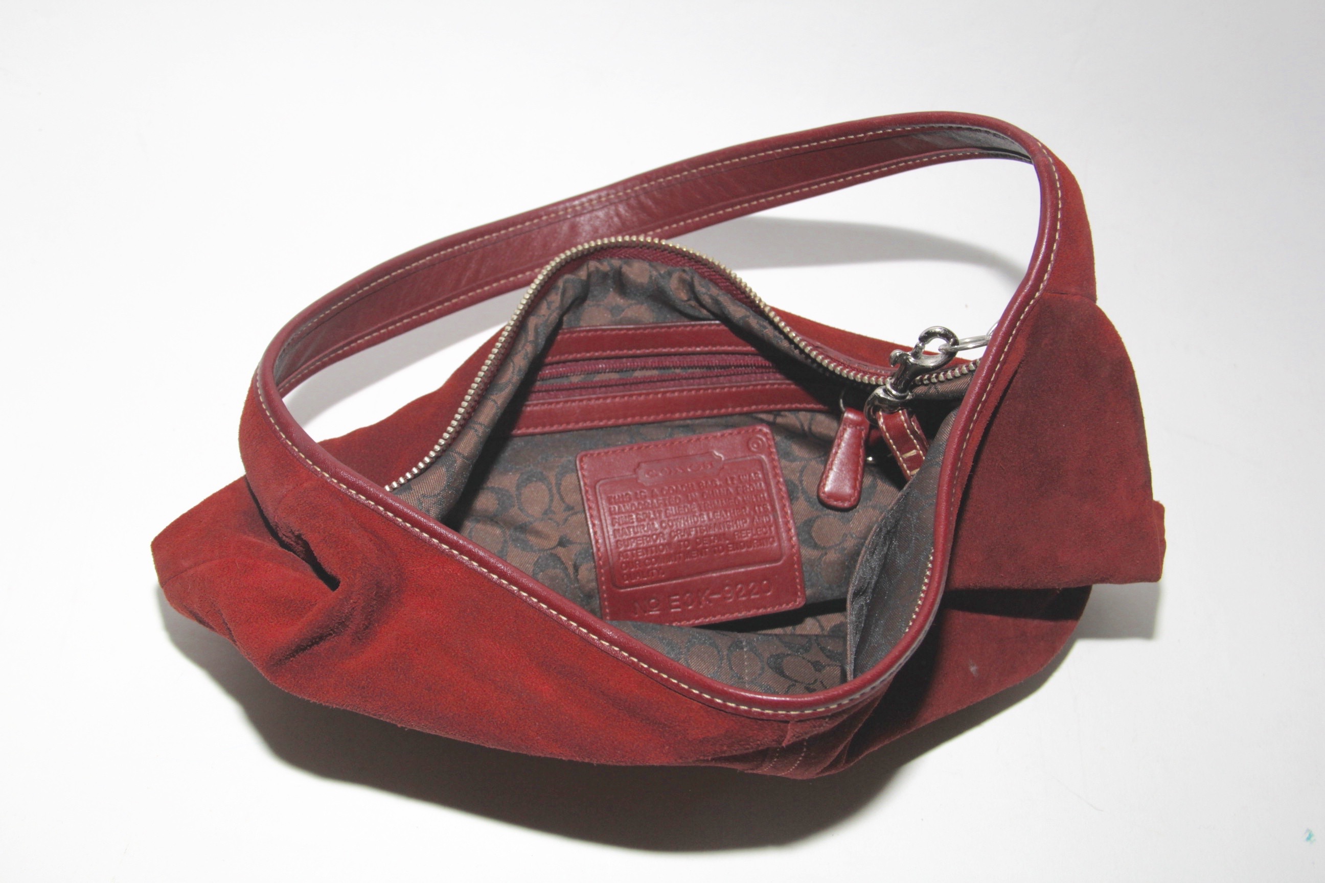 Coach Suede Hobo Bag