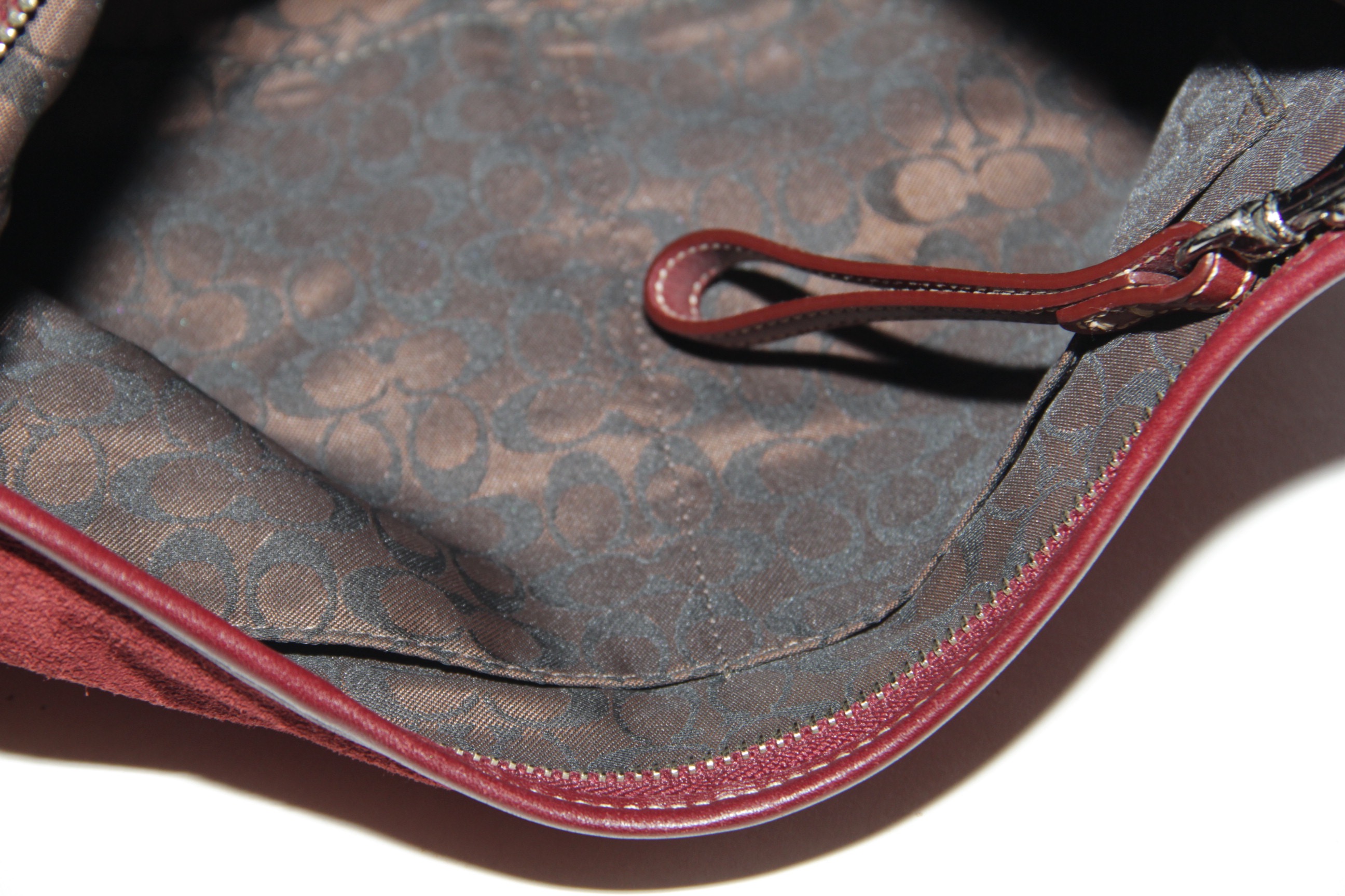 Coach Suede Hobo Bag