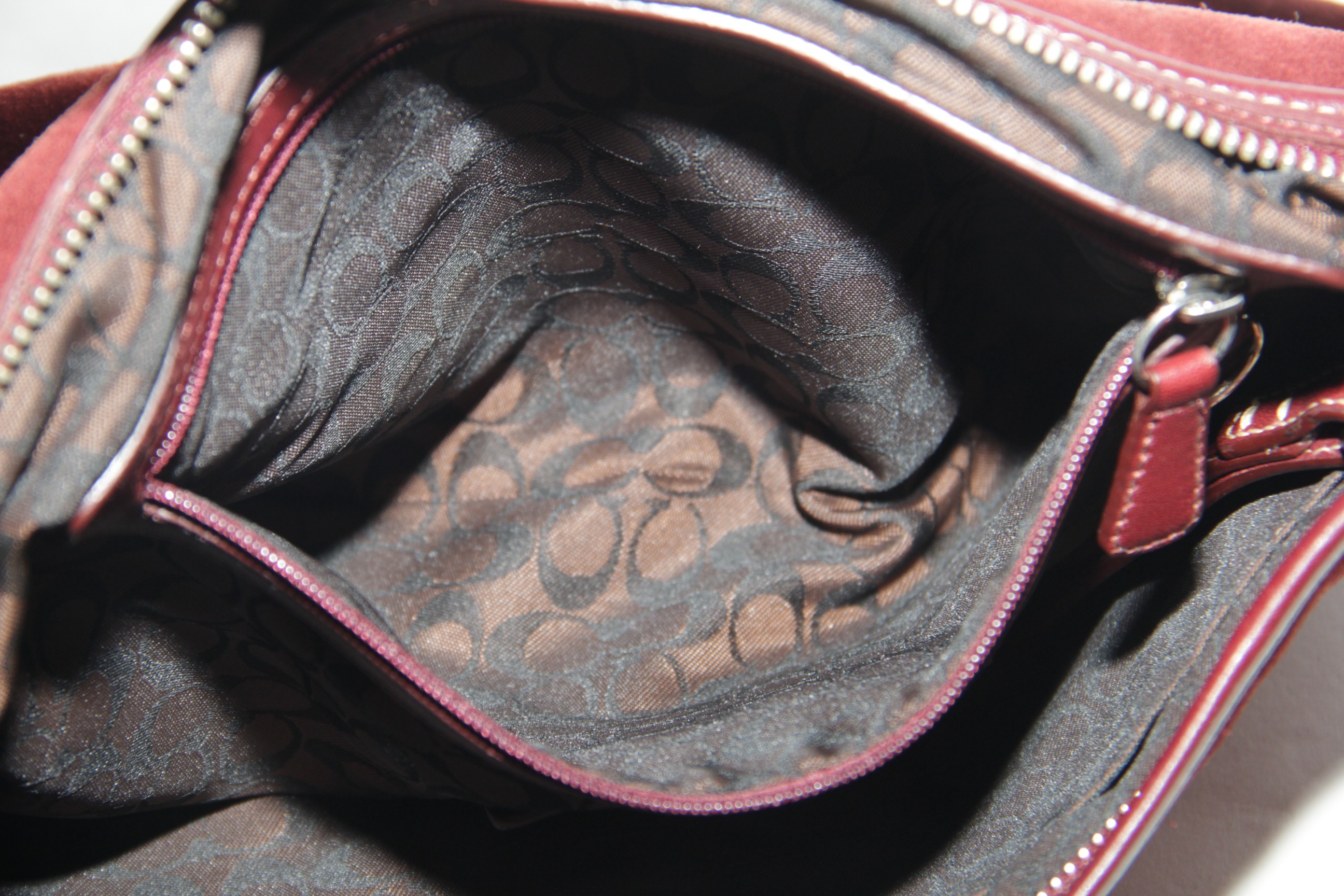 Coach Suede Hobo Bag