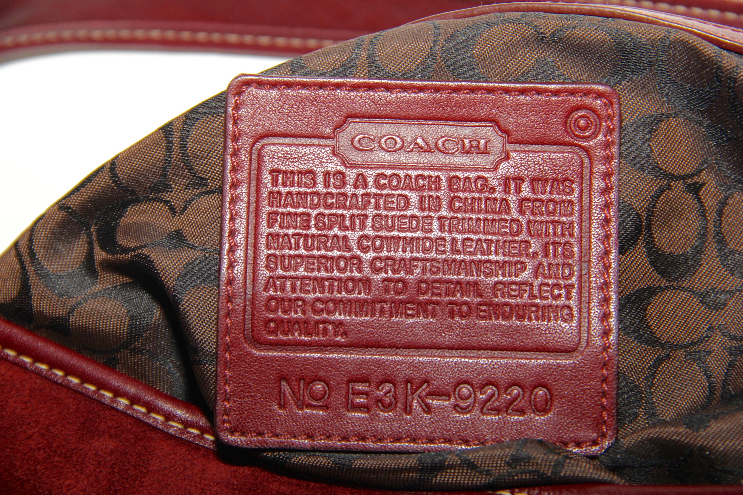 Coach Suede Hobo Bag