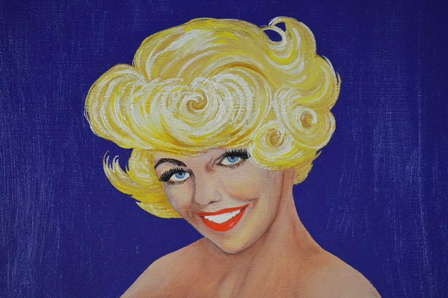 V. Todd Original Nude Oil Painting