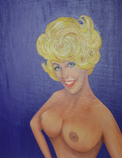 V. Todd Original Nude Oil Painting