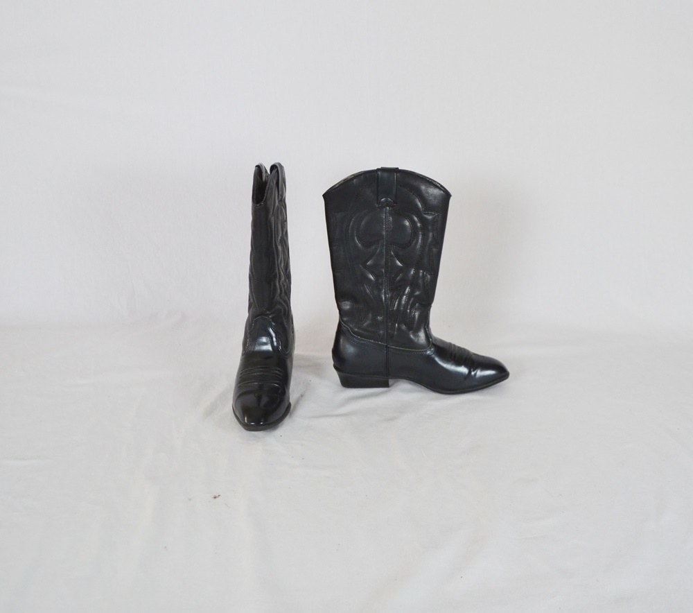 Very Gently Worn "Shane" Cowboy Boots By Evan Picone