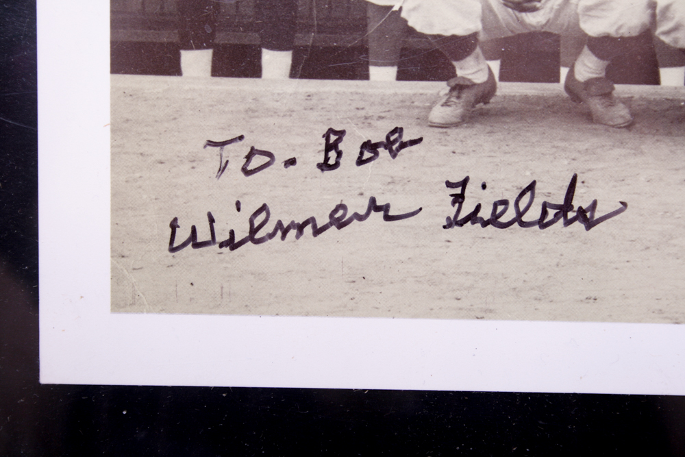 Rare Negro League Signed Photograph and Baseball Cards