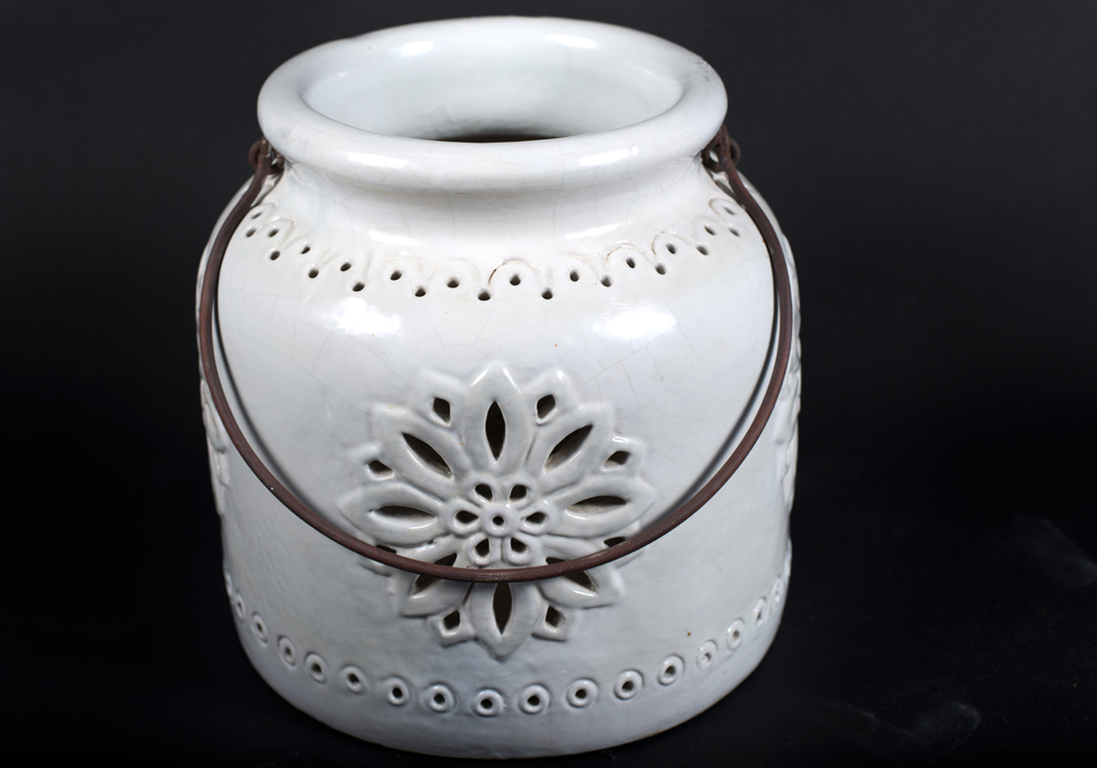 Ceramic Dog Statue and Decor