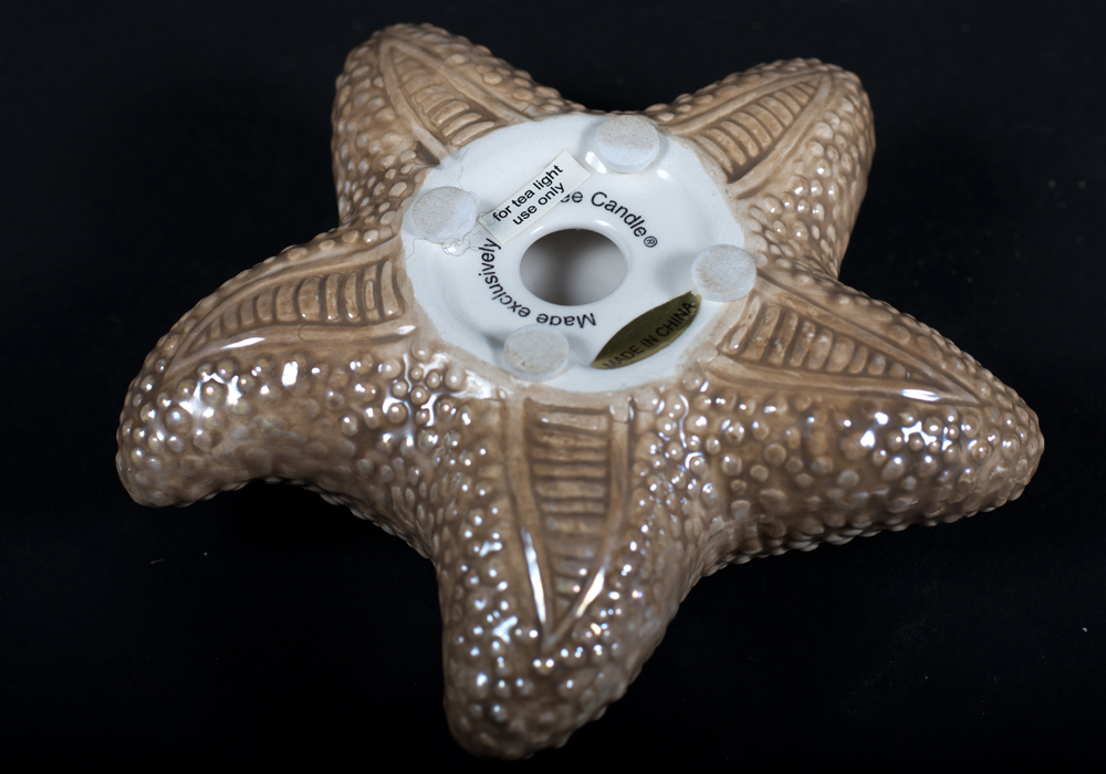 Shells and Beach Decor in Sea Grass Basket