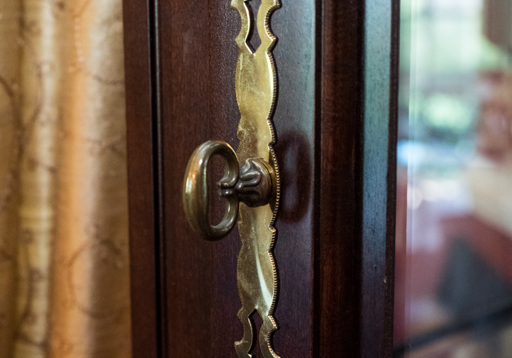 Mirrored Corner Cabinet by Jasper Cabinet Company