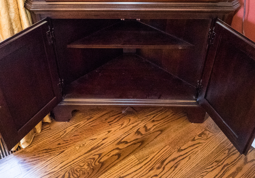 Mirrored Corner Cabinet by Jasper Cabinet Company