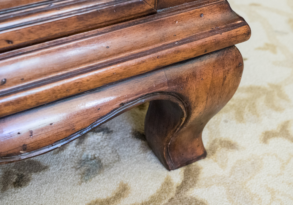 Medium Toned Wood Coffee Table