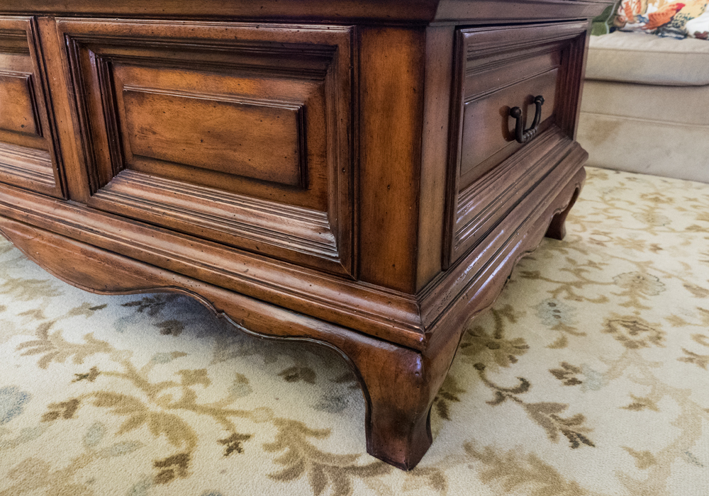 Medium Toned Wood Coffee Table