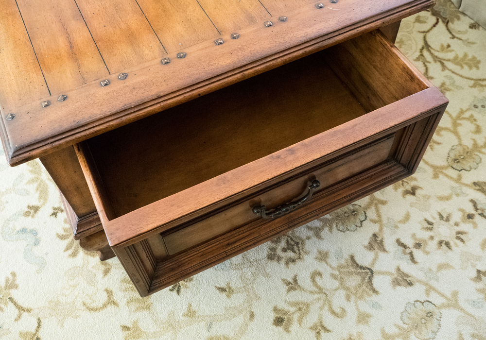 Medium Toned Wood Coffee Table