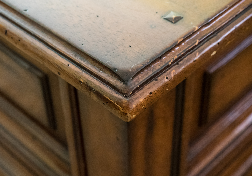 Medium Toned Wood Coffee Table